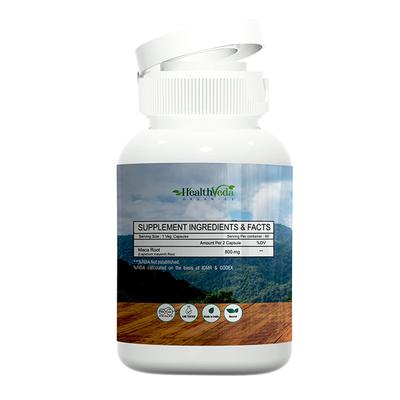 Health Veda Maca Root 800 mg Veg Capsule 60's - Herbal Dietary Supplement