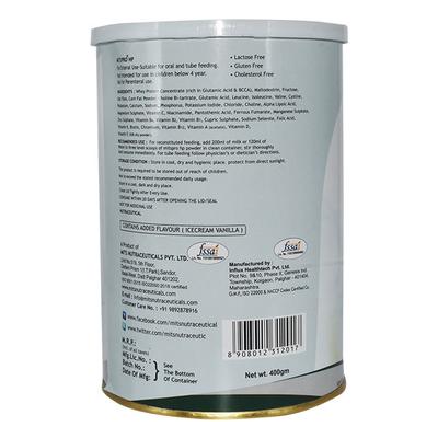Mitspro HP Protein Powder - Ice Cream Vanilla Flavour 400 gm - Protein Drink