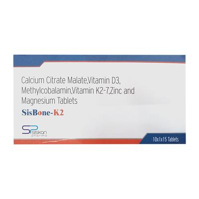 SISBONE K2 Tablet 15's - Supplements-Vam