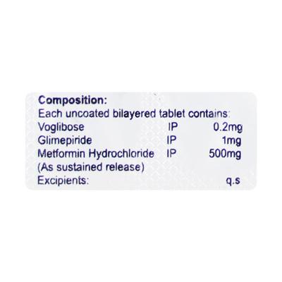 SAVEGLIM VG 1mg Tablet 10's - Diabetes-Ant