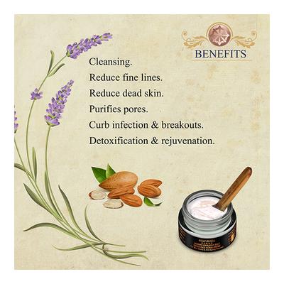 Bioayurveda Basics Homme Himalayan Salt Detox Face Scrub Creme 60 gm - Scrubs & Exfoliants