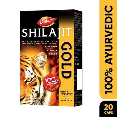 Dabur Shilajit Gold Capsule 20's - Sexual Healthcare