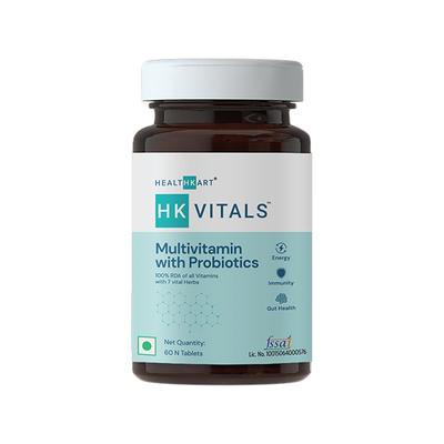 HealthKart HK Vitals Multivitamin with Probiotic Tablet 60's - Digestive Health