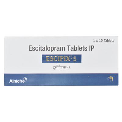 ESCIPIX 5mg Tablet 10's - Depression-Ant