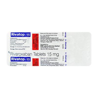 RIVATOP 15 Tablet 14's - Blood Clot-Ant