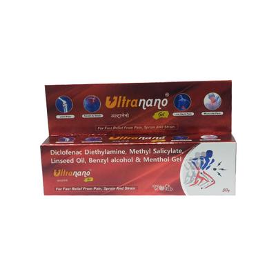 ULTRANANO Gel 30gm - Pain relief-Nsa
