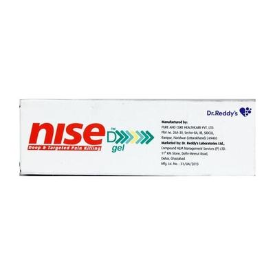 Nise D Gel(Topical) 30gm - Pain relief-Nsa