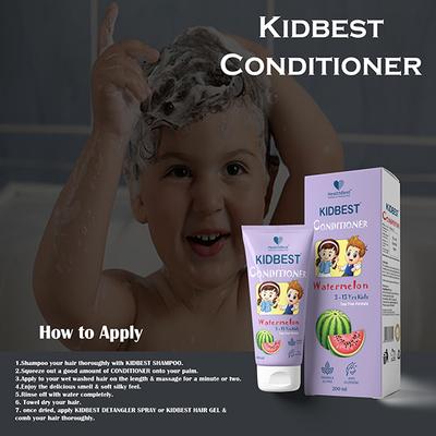 HealthBest Kidbest (3-13 Years) Conditioner - Watermelon Flavour 200 gm - Baby Shampoo