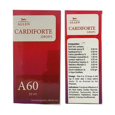 Allen A60 Cardiforte Gold Drops 30 ml - Homeopathic Drops