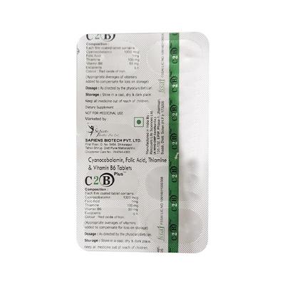 C 2 B PLUS Tablet 10's - Supplements-Vam