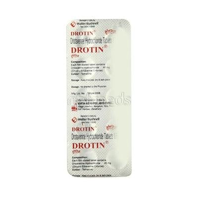 Drotin 40mg Tablet 10'S - Muscle Spasm-Ant