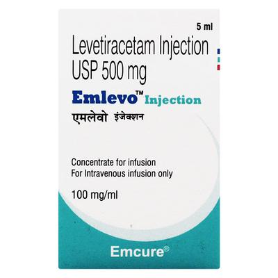 Emlevo 500mg Injection 5ml - Epilepsy/Convulsion-Ant