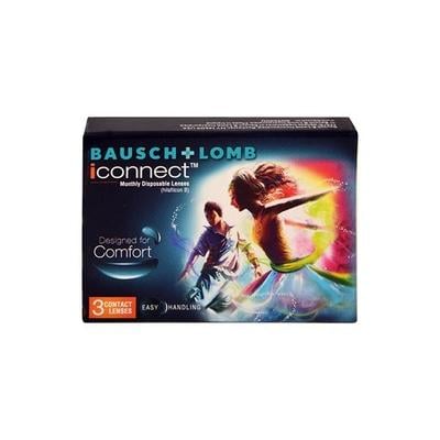 Bausch & Lomb iConnect Monthly Contact Lens - 3 Lens/Box (-5.75) - Eyecare Lenses