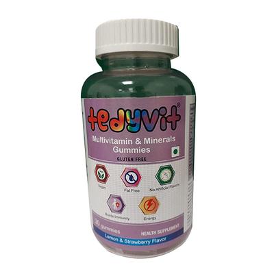 Tedyvit Multivitamin & Minerals Gummies - Lemon & Strawberry Flavour 30's - Multi-Vitamins