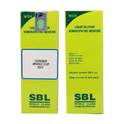 SBL Chininum Arsenicicum 30 Liquid 30 ml - Dilutions