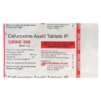 UXINE 500 Tablet 10's - Bacterial Infections-Cep