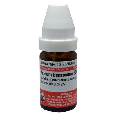 Dr. Willmar Schwabe Acidum Benzoicum 200 CH Drops 10 ml - Homeopathic Drops