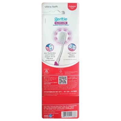 Colgate Gentle Gumcare Toothbrush -Ultra Soft (Buy 2 Get 1 Free) - Toothbrushes
