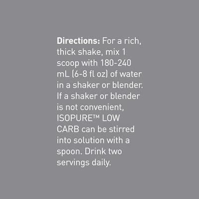 Isopure Zero Carb Protein Powder - Strawberries & Cream Flavour 7.5 lb - Workout Essentials