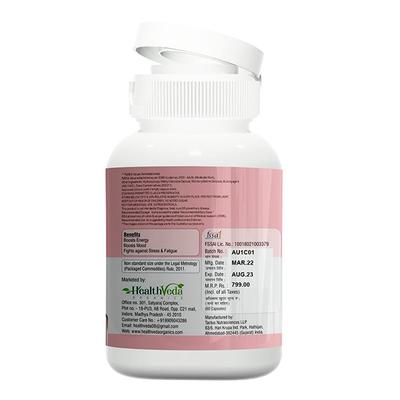 Health Veda Extreme Happiness 500 mg Veg Capsule for Women 60's - Herbal Dietary Supplement