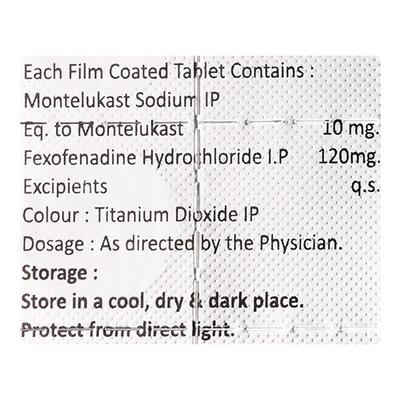 MONTEREX FX Tablet 10's - Allergies-Ant