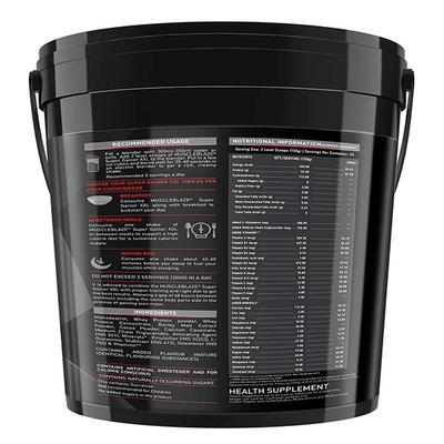MuscleBlaze Super Gainer XXL Powder - Chocolate 5 kg - Workout Essentials
