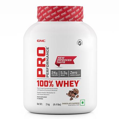 GNC Pro Performance 100% Whey Protein - Chocolate Supreme Flavour 2 kg - Whey Proteins