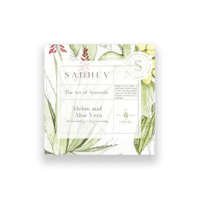 Sadhev Revitalising & Rejuvenating Bathing Bar - Melon and Aloe Vera 125 gm - Soaps