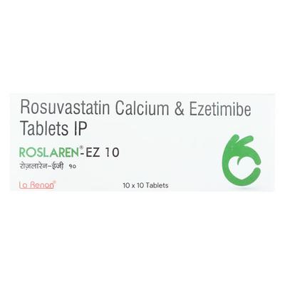 ROSLAREN EZ 10 Tablet 10's - High Cholesterol-Dys