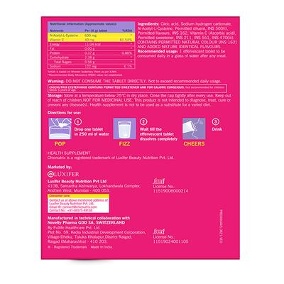 Chicnutrix Cysterhood - Helps Manage PCOS Effervescent Tablet - Strawberry Flavour (Pack of 3 x 20's) - General Health