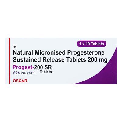 PROGEST SR 200 Tablet 10's - Hormonal Therapy-Oes