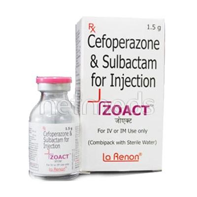 Zoact 1.5gm Injection 1's - Bacterial Infections-Cep