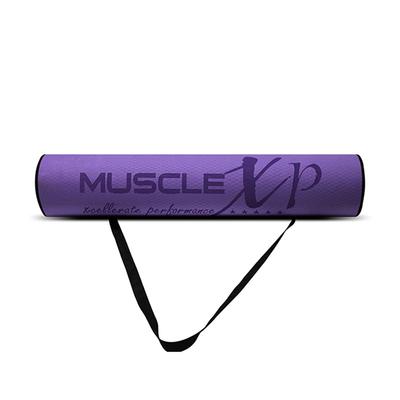 MuscleXP EVA Yoga Mat with Carrying Strap - Purple 1's - Workout Essentials