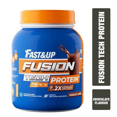Fast&Up Fusion Tech Protein Powder - Chocolate Flavour 819 gm - Whey Proteins