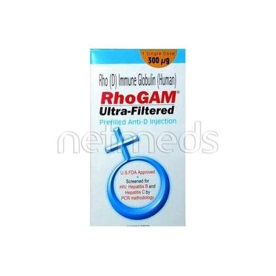 Rhogam 300mg Injection 1's - Immunoglobulins-Vac