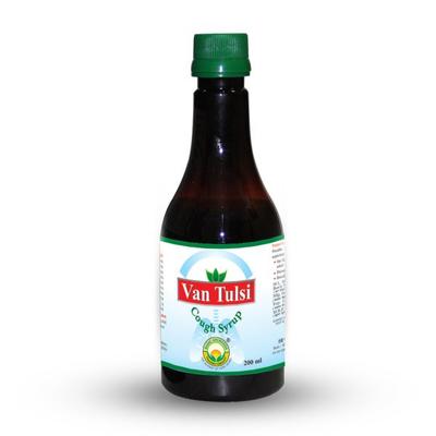 Basic Ayurveda Van Tulsi Cough Syrup 200 ml - Speciality Medicines