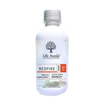 Life Aveda Respire Syrup 200 ml - Cough & Cold (Ayush)