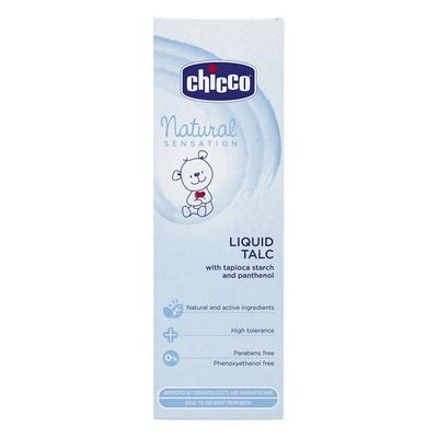 Chicco Natural Sensation Liquid Talc (Pack of 2 x 100 ml) - Baby Skin Care