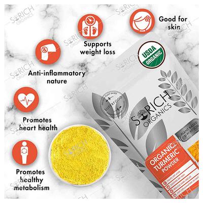 Sorich Organics Organic Turmeric Powder 50 gm - Herbal Dietary Supplement