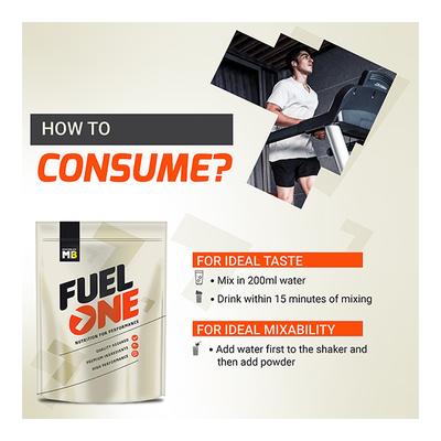 MuscleBlaze Fuel One Whey Protein Immunity+ Powder - Cafe Mocha 1 kg - Workout Essentials