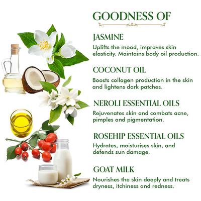 TAC The Ayurveda Co. Jasmine Sugar Soap (Pack of 3 x 300 gm) - Personal Care (Ayush)