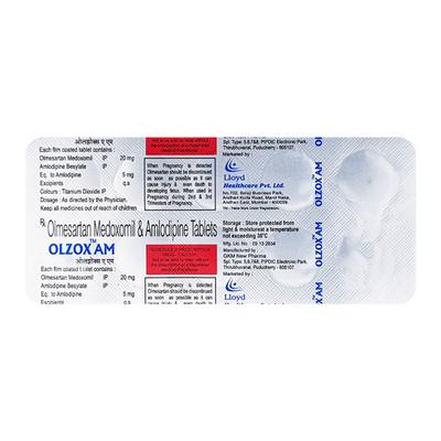 Olzox AM 20mg Tablet 10'S - Hypertension-Ang