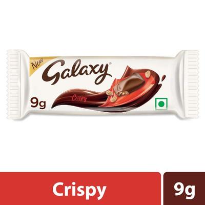 Galaxy Milk Chocolate Bar - Crispy 9 gm - Nutritional Bars