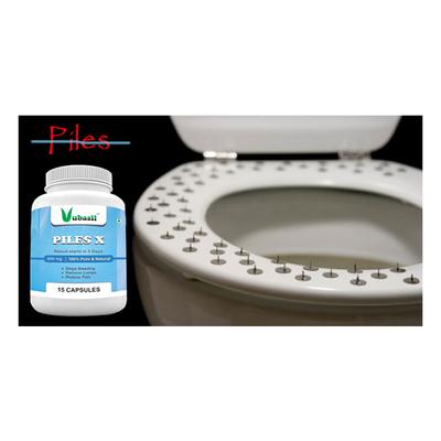 Vubasil Piles X 800 mg Capsule (Pack of 5 x 15's) - General Health