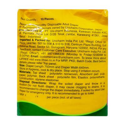 Lifree Comfort Standard Adult Diaper Pants (L) 10's - Adult Diapers & Pads