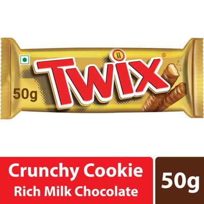 Twix Chocolate Bar 50 gm - Nutritional Bars