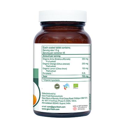 Geo-Fresh Organic Energeo-C 750 mg Tablet 90's - Speciality Medicines
