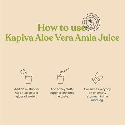 Kapiva Aloe + Amla Juice 1 ltr - Ayurvedic Juices