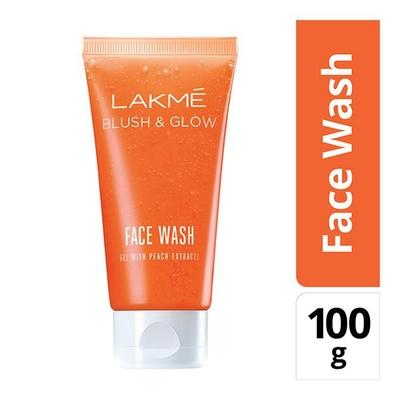Lakme Blush & Glow Gel Face Wash - Peach 100 gm - Face Wash & Cleansers