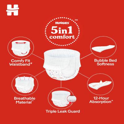 Huggies Complete Comfort Wonder Diaper Pants (L) 28's - Diapers & Wipes